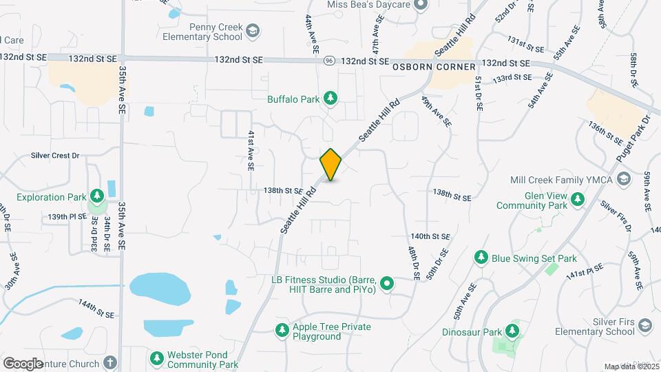 4418 137th Pl SE Mapa y Detalles de la Ubicación