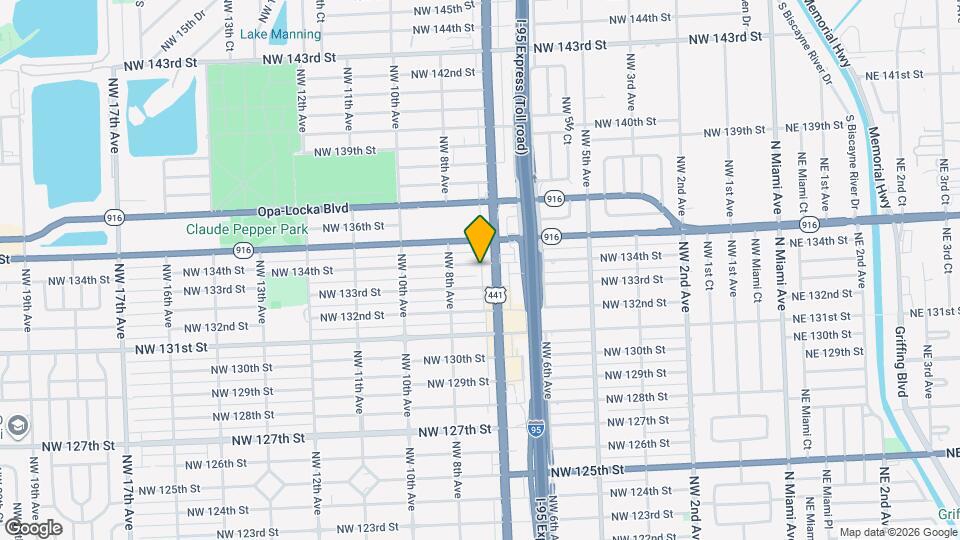 720 NW 134th St Map and Location Details