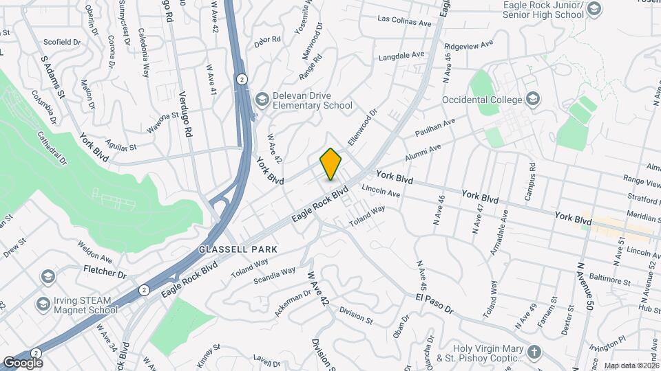 4311 Eagle Rock Blvd, Unit #4 Mapa y Detalles de la Ubicación