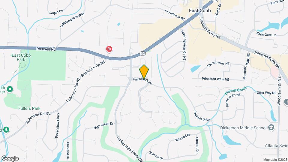 1209 Fairfield Drive Map and Location Details