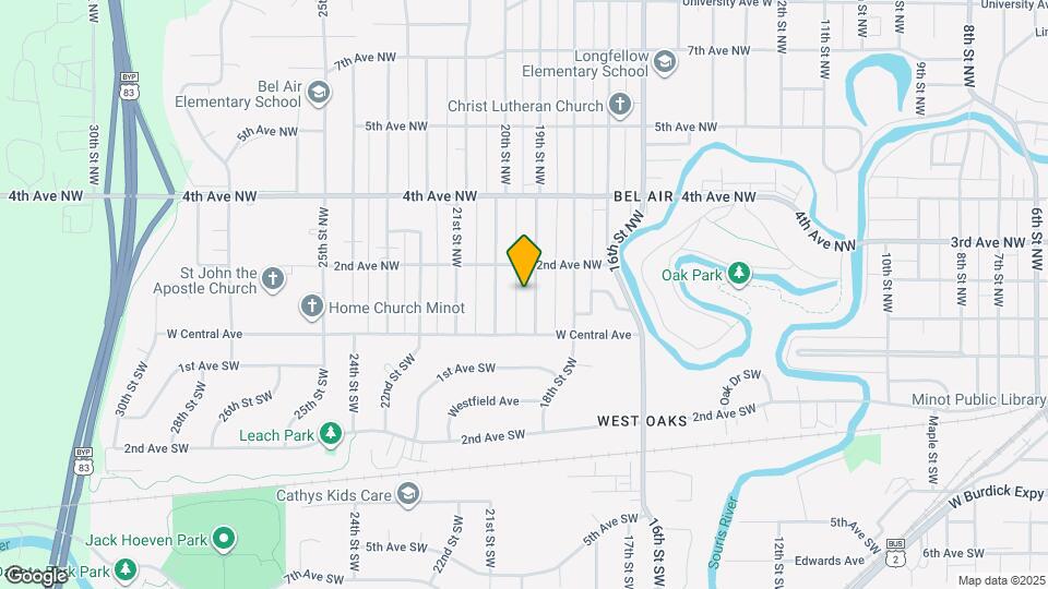 101 19th St NW Map and Location Details