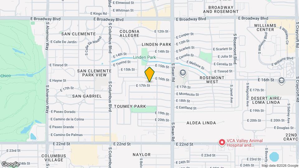 4535 E 17th St Map and Location Details