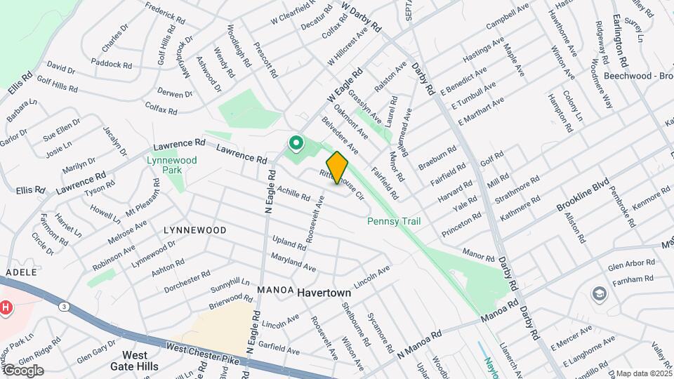 421 Lawrence Rd Map and Location Details