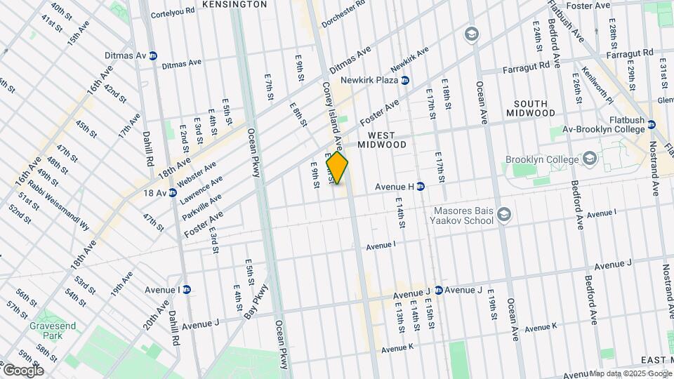 787 E 10th St Map and Location Details