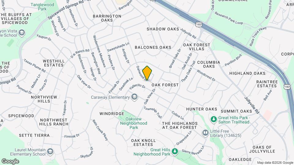 7001 Danwood Dr Map and Location Details