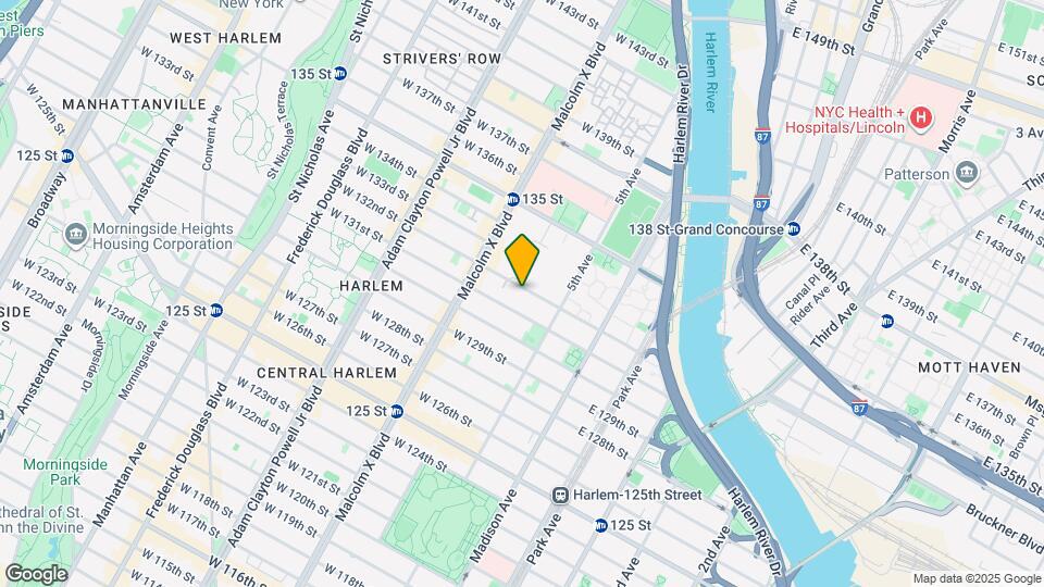 34 W 132nd St Map and Location Details