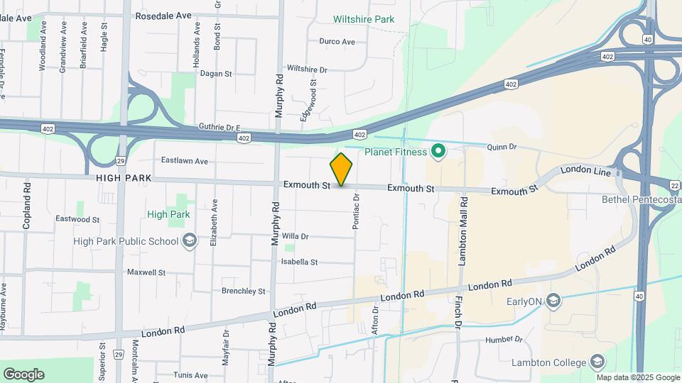 1241 Exmouth St Map and Location Details