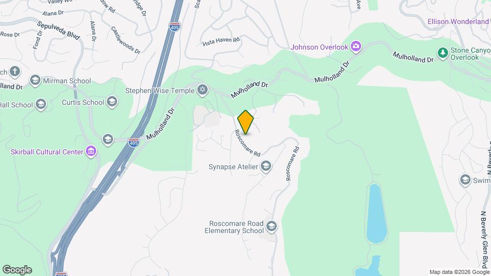 2836 Roscomare Rd Map and Location Details