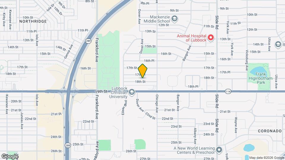 5520 18th St Map and Location Details