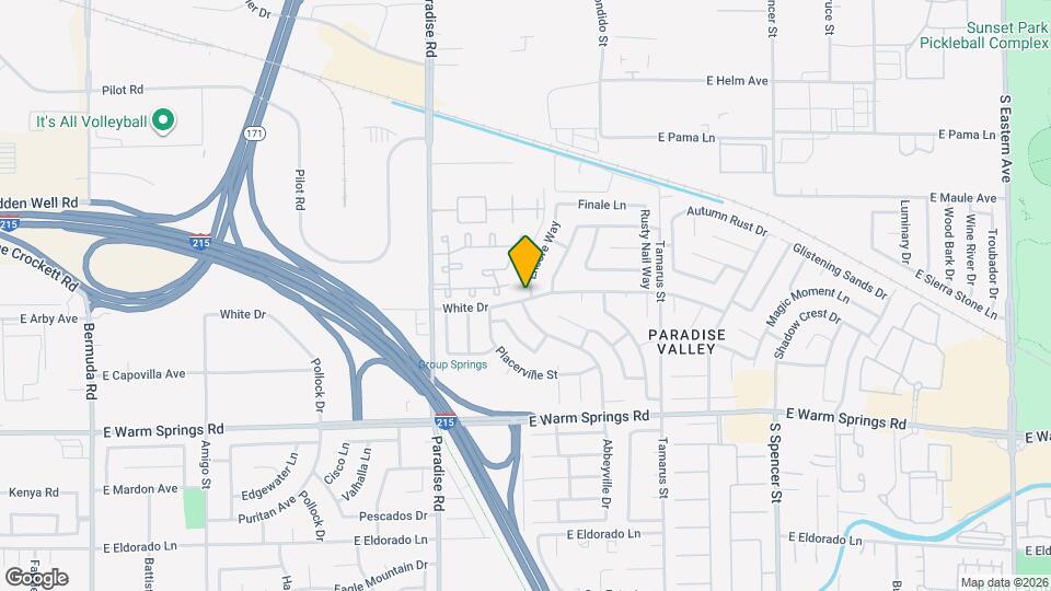 7041 Encore Way Map and Location Details