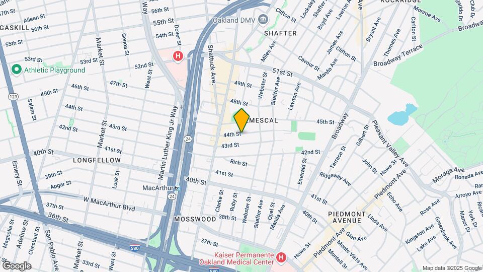 459 44th St Map and Location Details