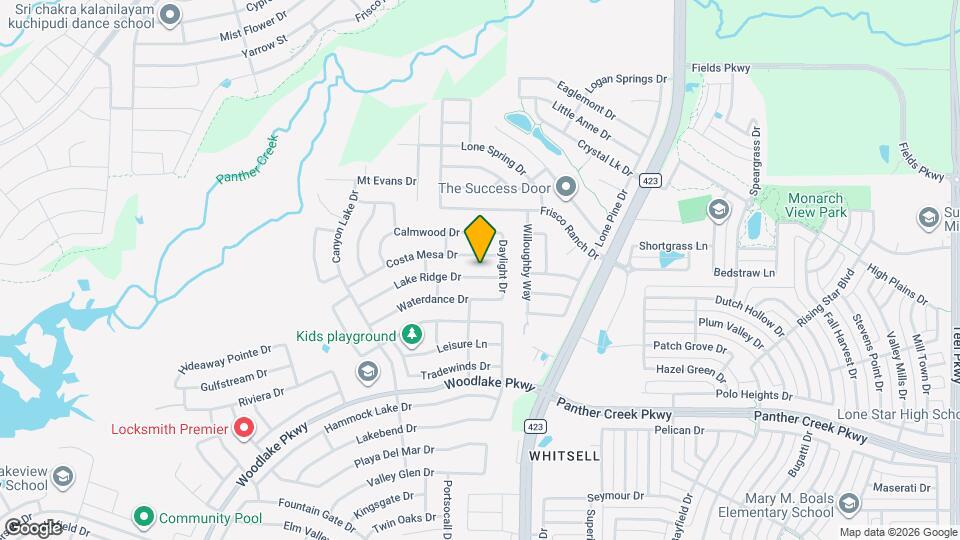 2709 Lake Ridge Dr Map and Location Details