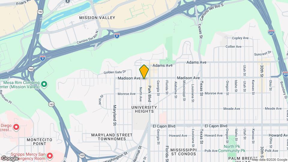 4583 North Ave Map and Location Details