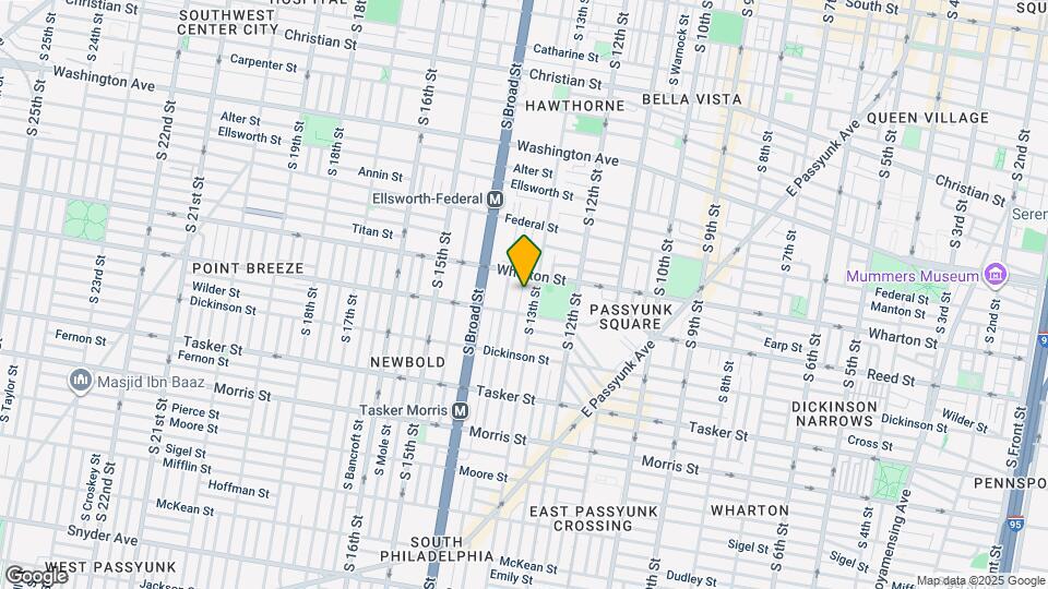 1329 S Clarion St Map and Location Details