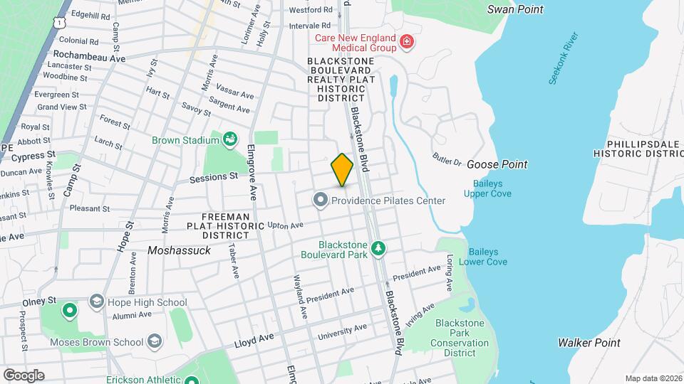 206 Slater Ave, Unit 2 Map and Location Details