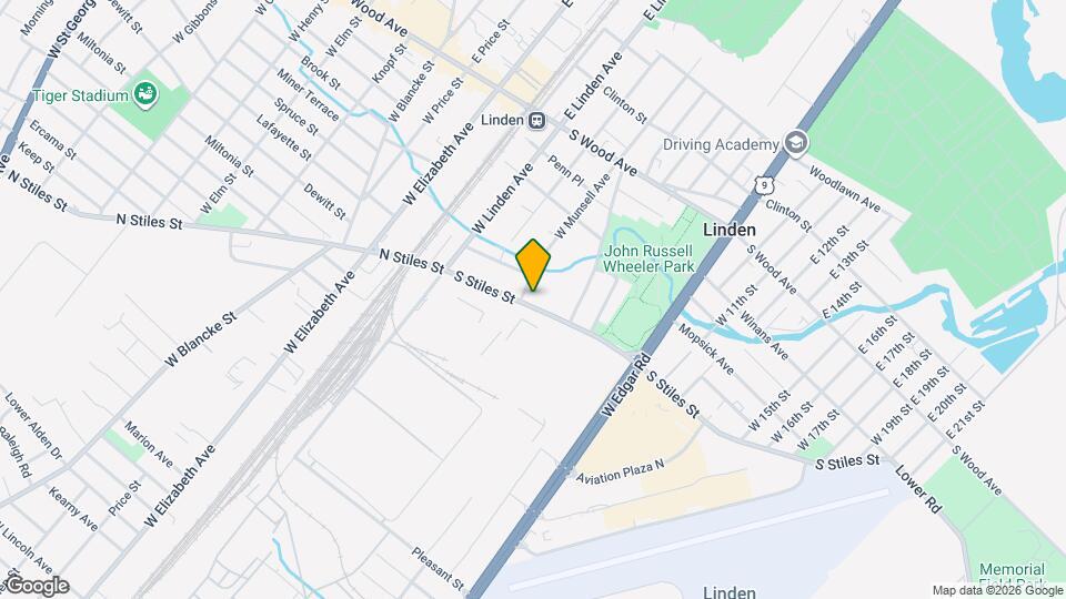 307 S Stiles St Map and Location Details