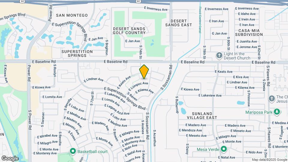 7514 E Lompoc Ave Map and Location Details