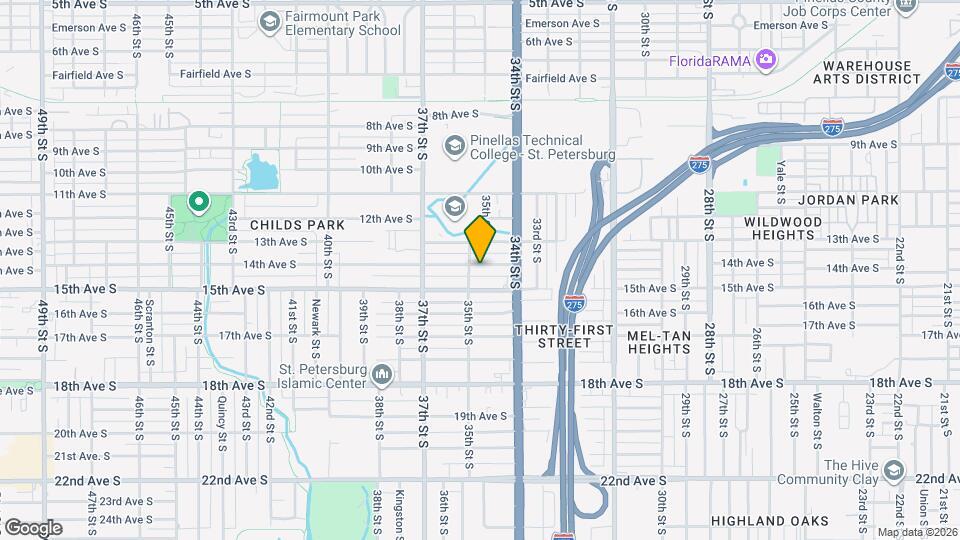 3472 14th Ave S Map and Location Details