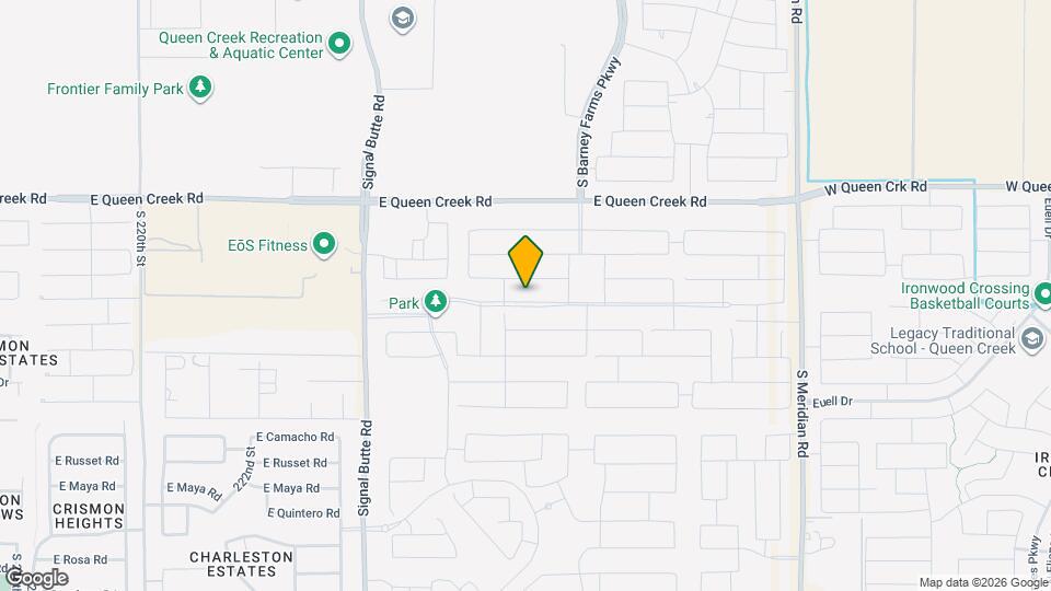 22698 E Saddle Way Map and Location Details