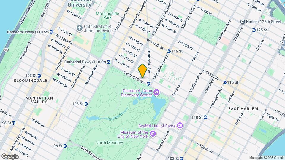 131 W 110th St-Unit -2D Map and Location Details