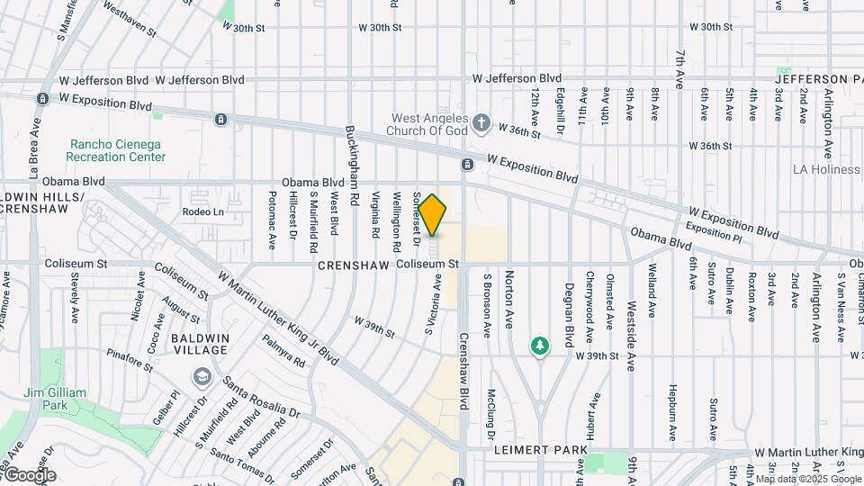 3725 S Victoria Ave Map and Location Details