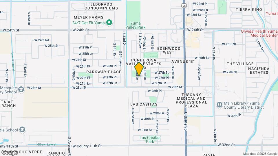 2723 S 31st Dr Map and Location Details
