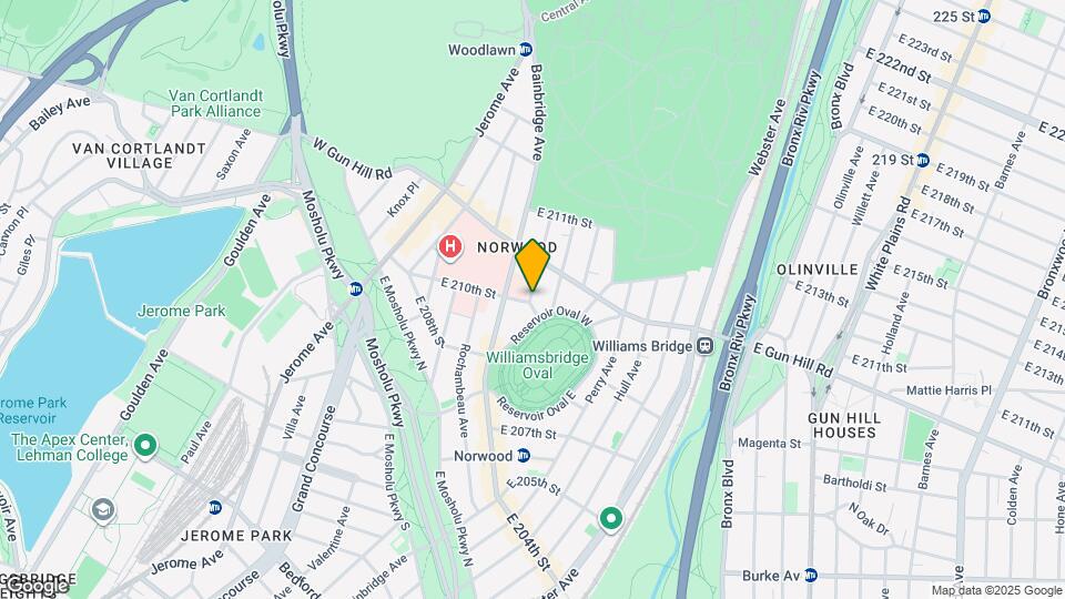 3400 Wayne Ave Map and Location Details