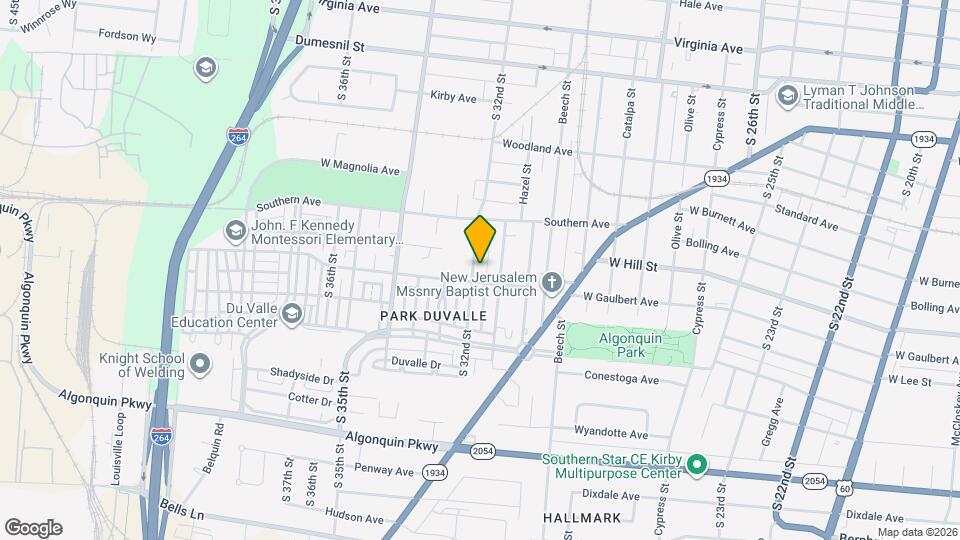 1533 S 32nd St Map and Location Details