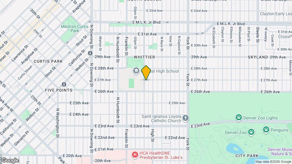 2658 N Williams St Map and Location Details