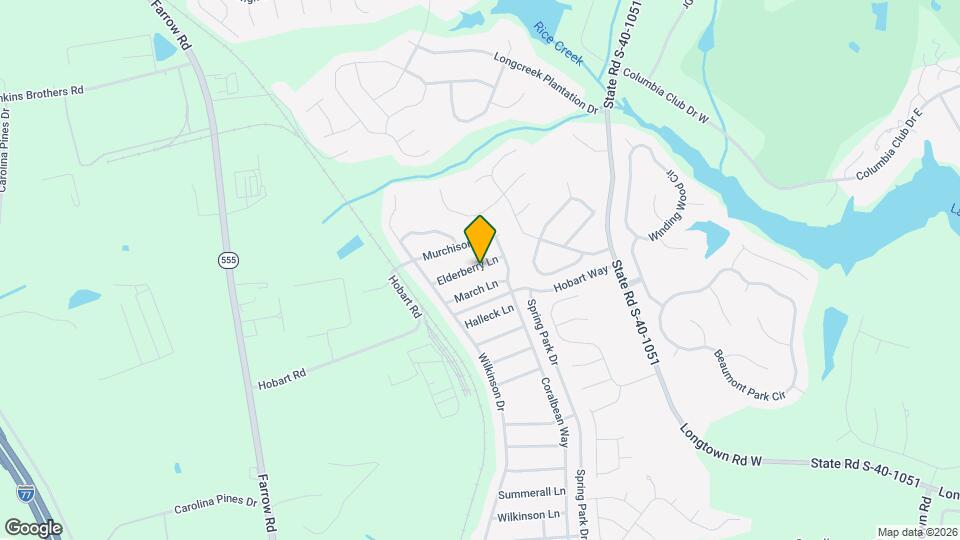 721 Elderberry Ln Map and Location Details