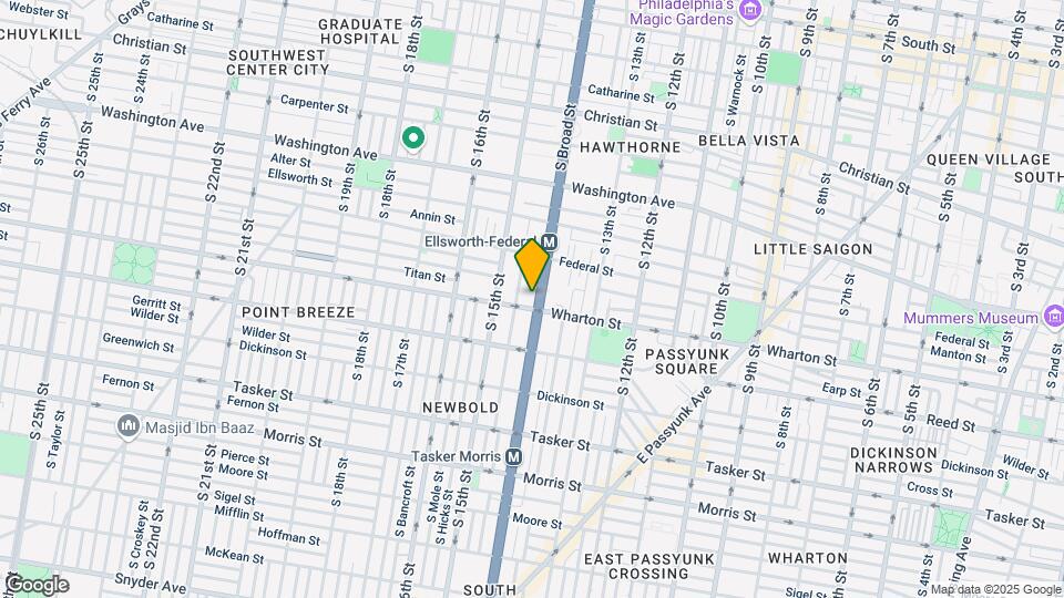 1240 S Broad St Map and Location Details