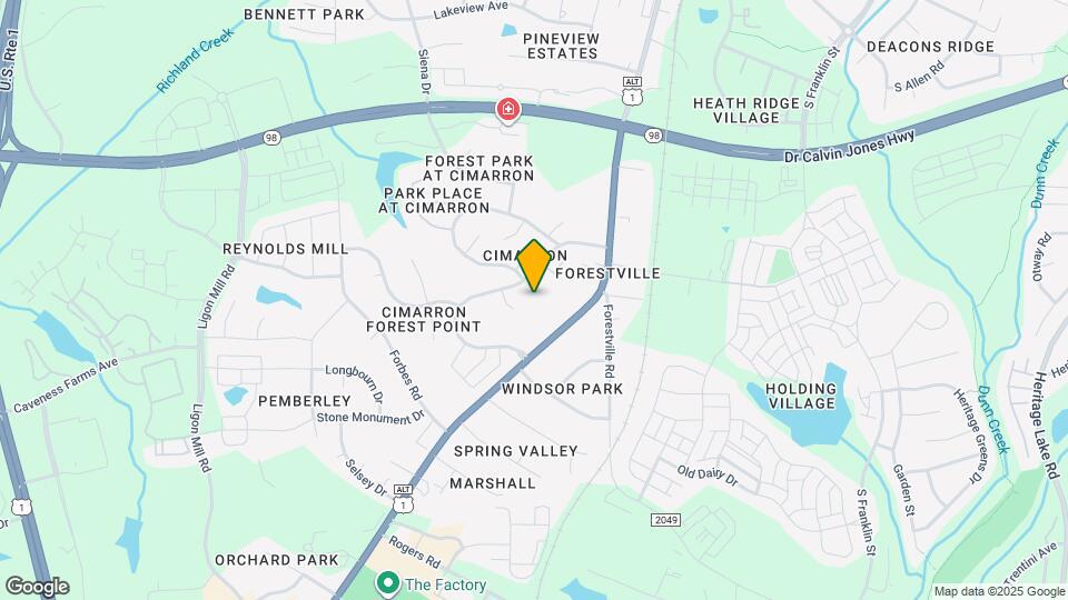 109 Carmel Woods Ct Map and Location Details