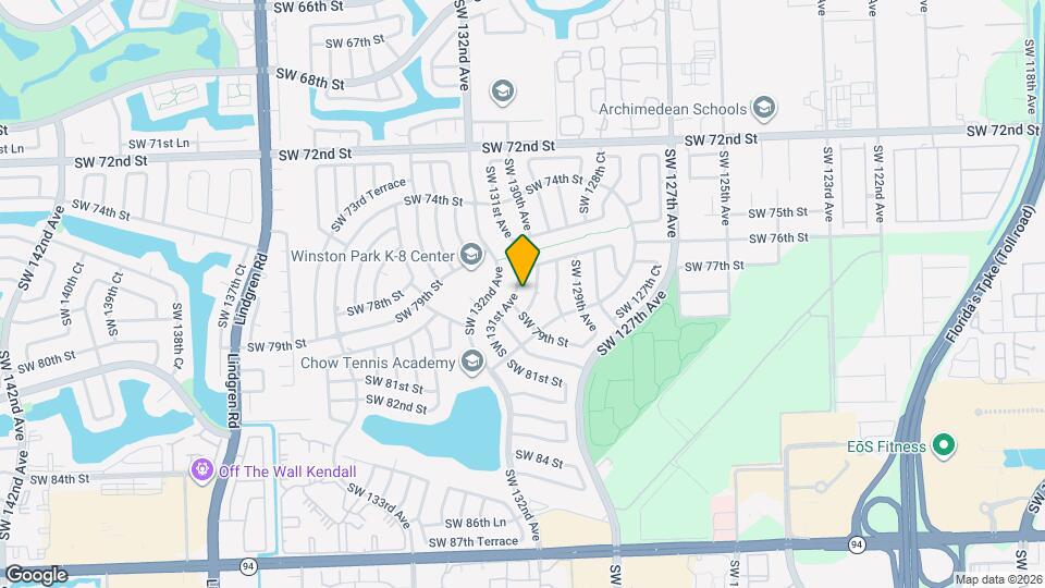 7711 SW 131st Ave Map and Location Details