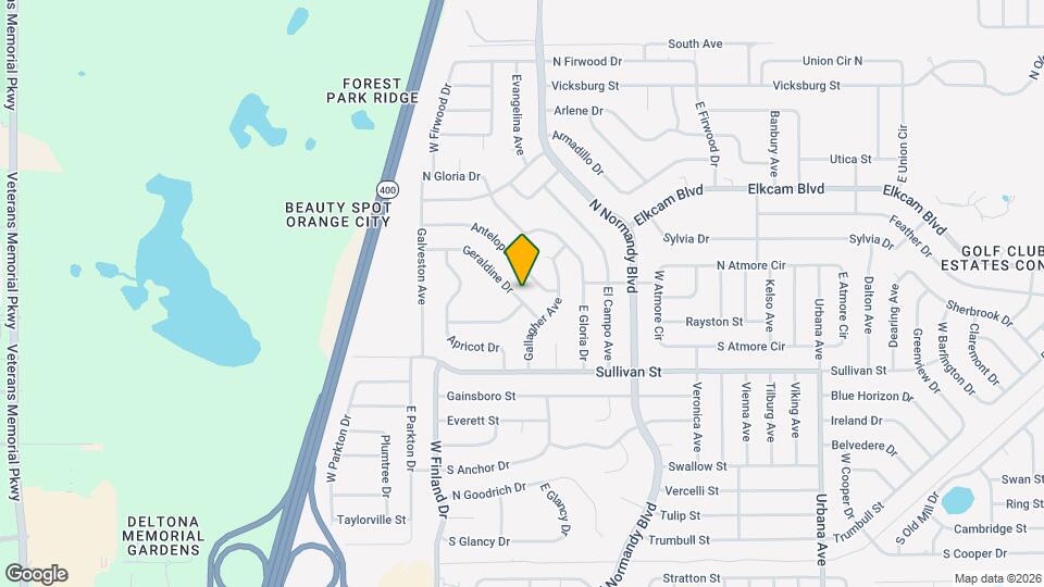 574 Geraldine Dr Map and Location Details