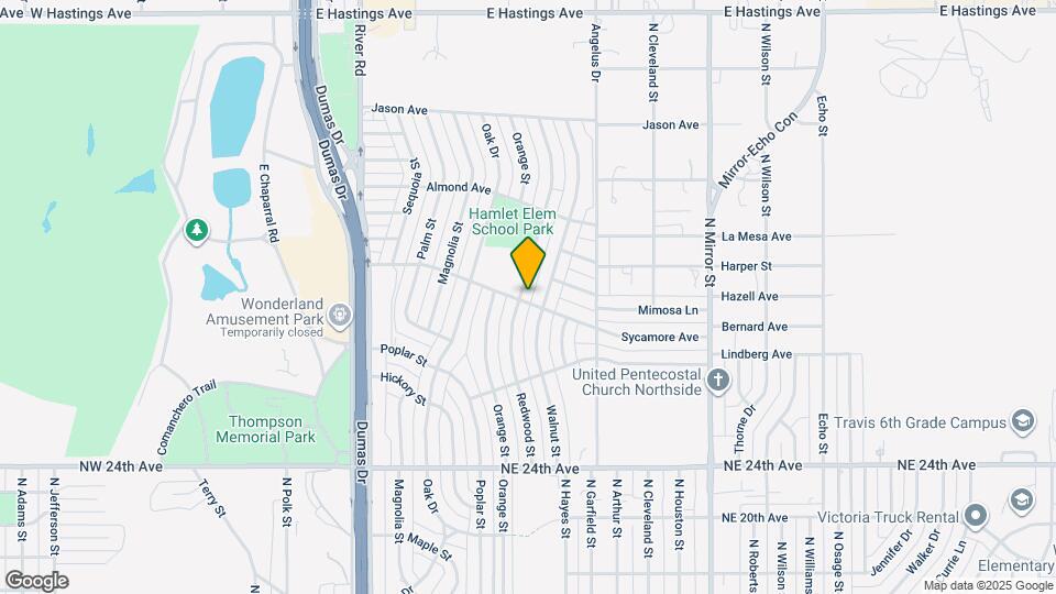 2800 Redwood St Map and Location Details