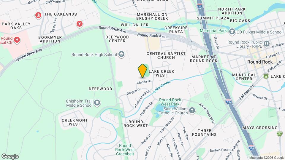 1210 Glenda Dr Map and Location Details