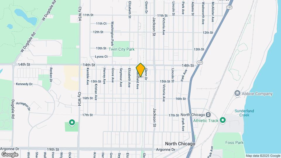 1445 Greenfield Ave Map and Location Details