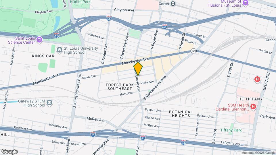 1308A Tower Grove Ave, Unit 1308A Mapa y Detalles de la Ubicación