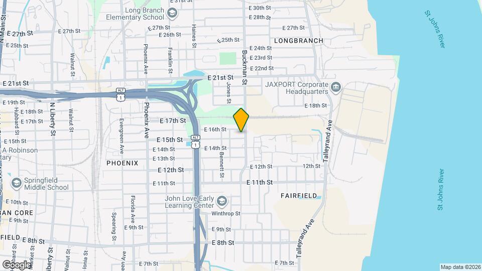 1637 E 15th St Map and Location Details