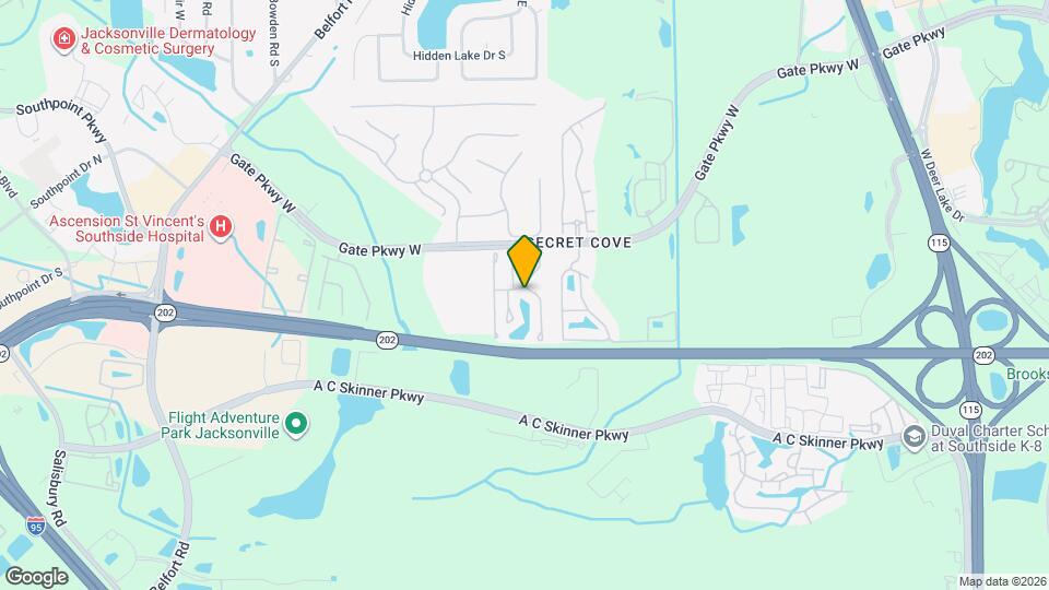 4166 Highwood Dr Map and Location Details