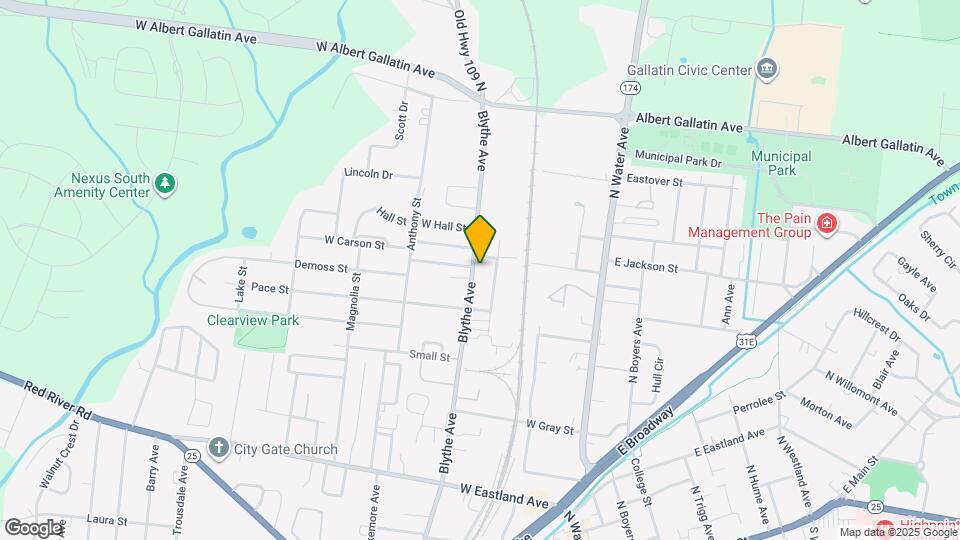 647 Blythe Ave Map and Location Details