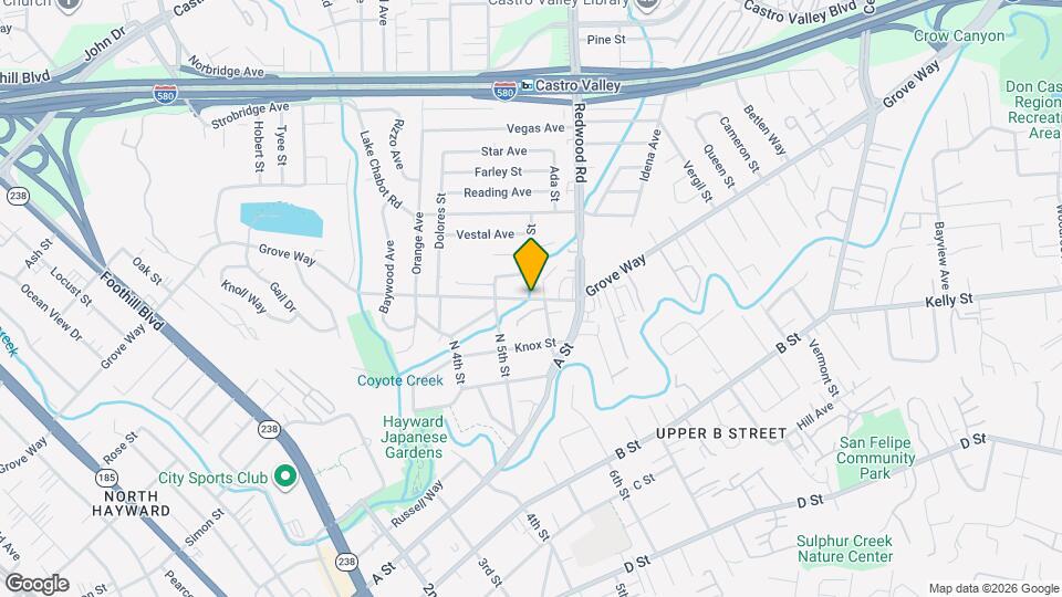Grove Creek Apartments Map and Location Details