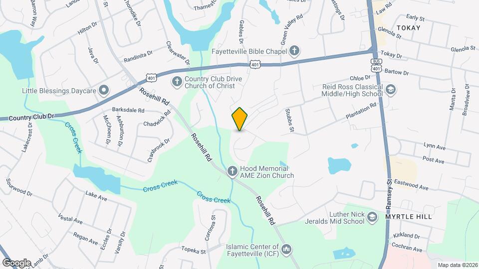 1641 Mount Rainer Dr Map and Location Details