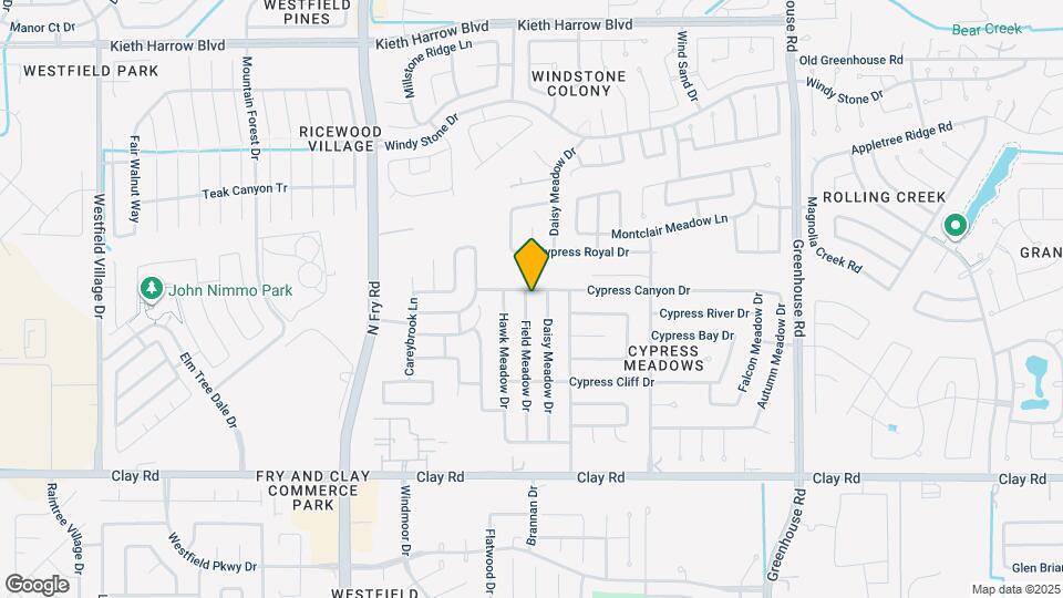 4438 Field Meadow Dr Map and Location Details