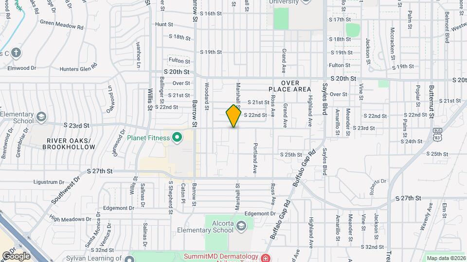 2701 S 23rd St Map and Location Details
