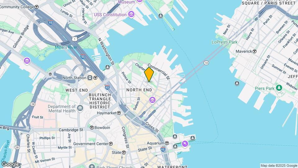37 Tileston St, Unit APT5F Map and Location Details