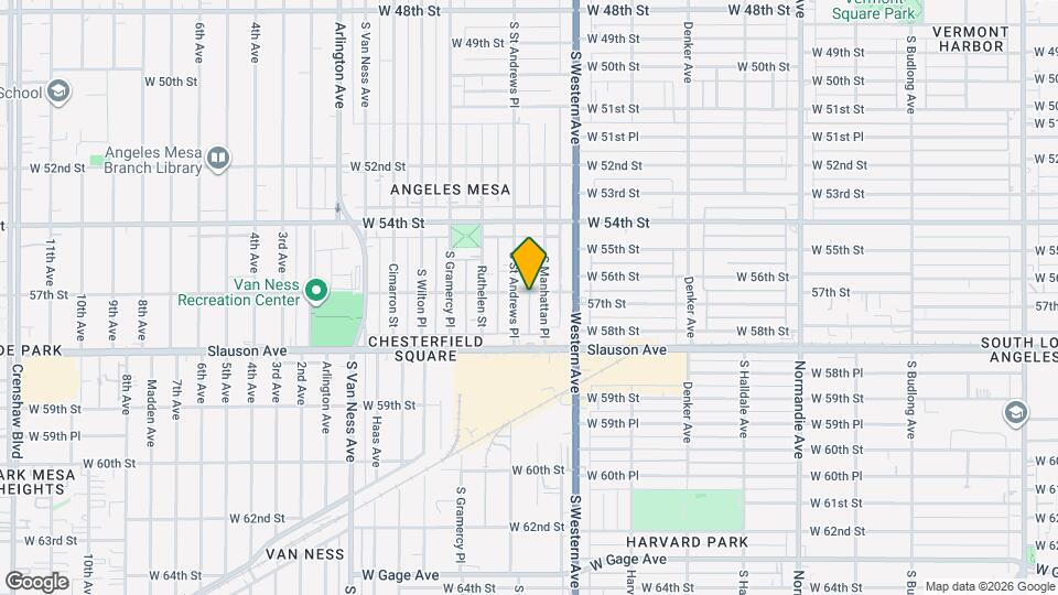 1866 W 57th St Map and Location Details