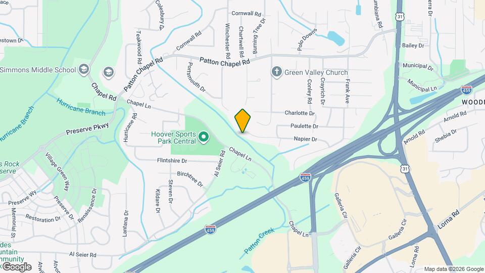 1755 Napier Dr Map and Location Details