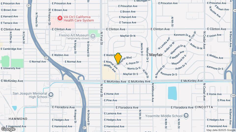 3303-3319 E Normal Ave Mapa y Detalles de la Ubicación