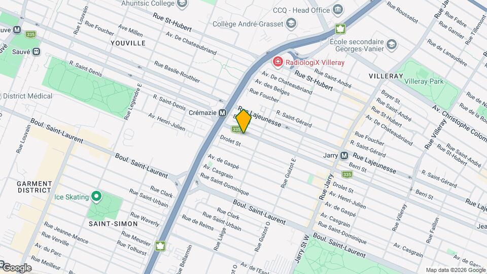 8570 Saint-Denis Rue Map and Location Details